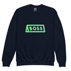 Alternative view of Youth crewneck sweatshirt "BOSS"