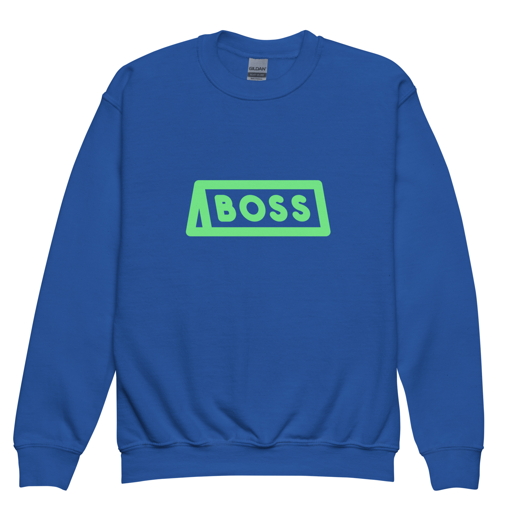 Youth crewneck sweatshirt "BOSS" - Image 6