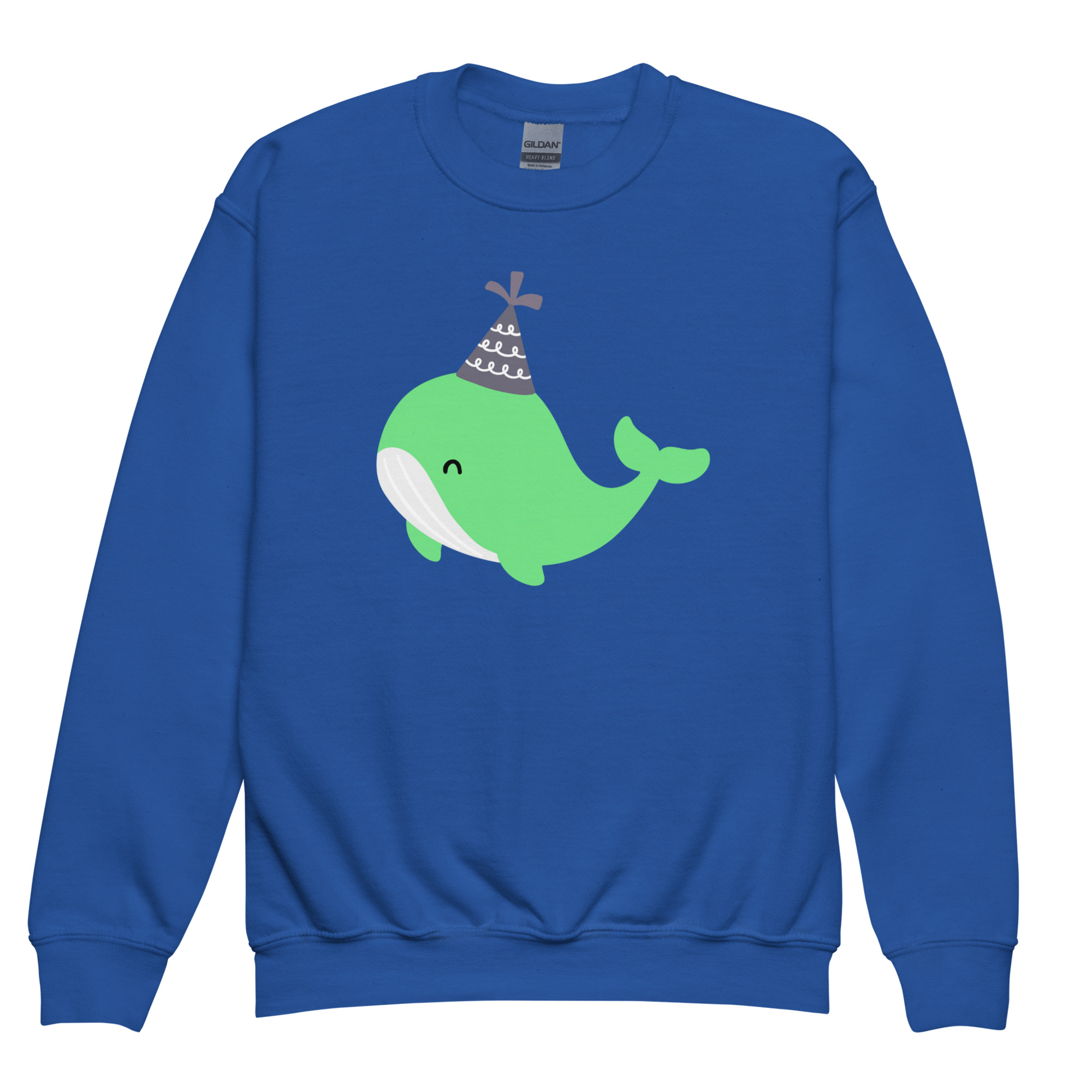 Youth crewneck sweatshirt "Party Whale" - Image 6