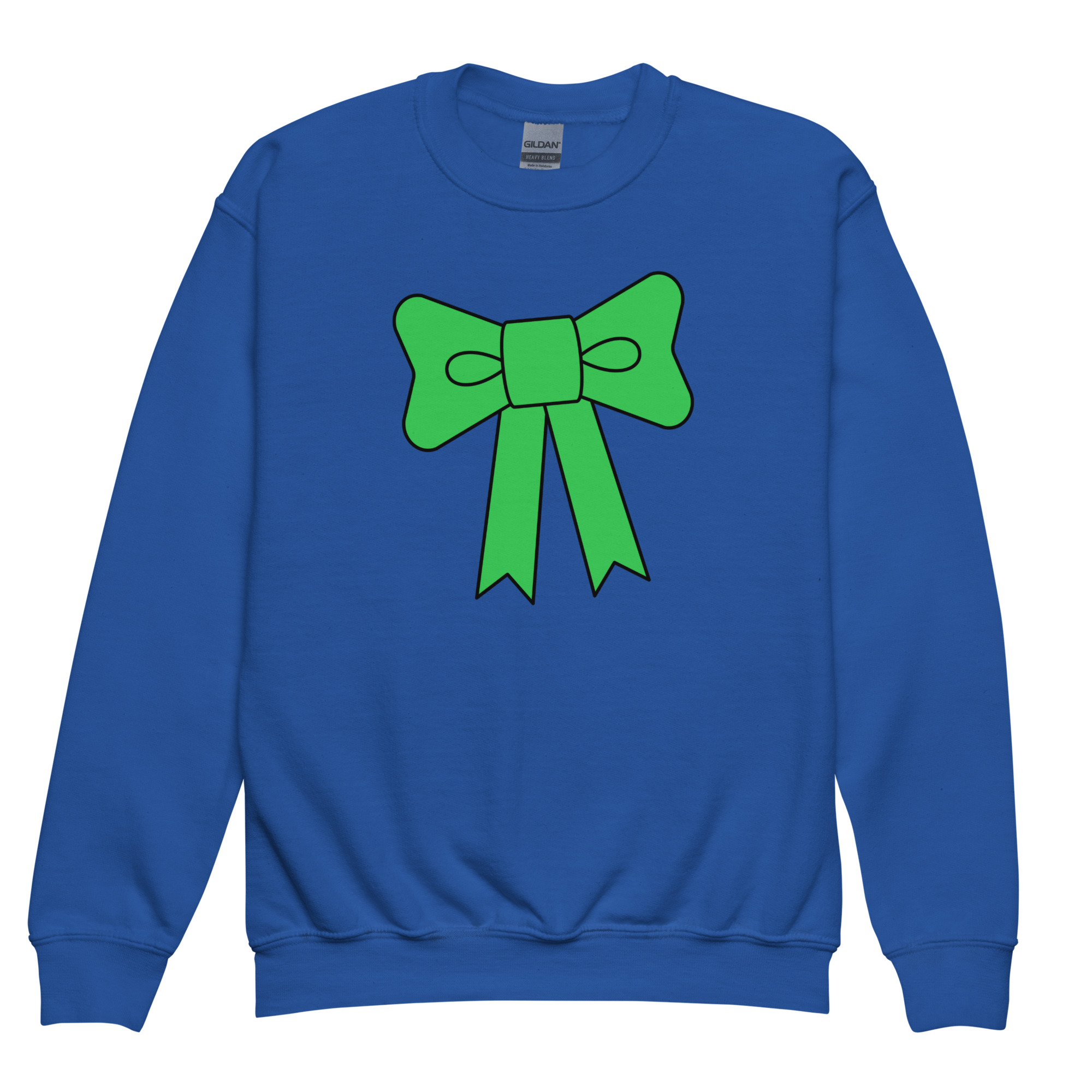 Youth crewneck sweatshirt "Ribbon Charm" - Image 6