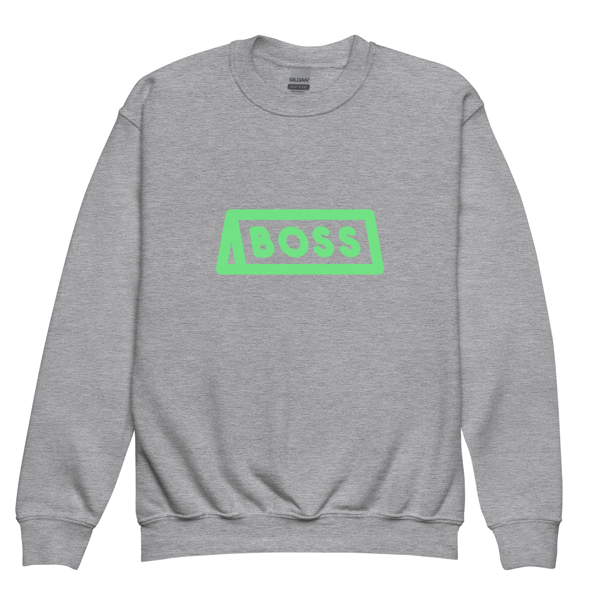 Youth crewneck sweatshirt "BOSS" - Image 7