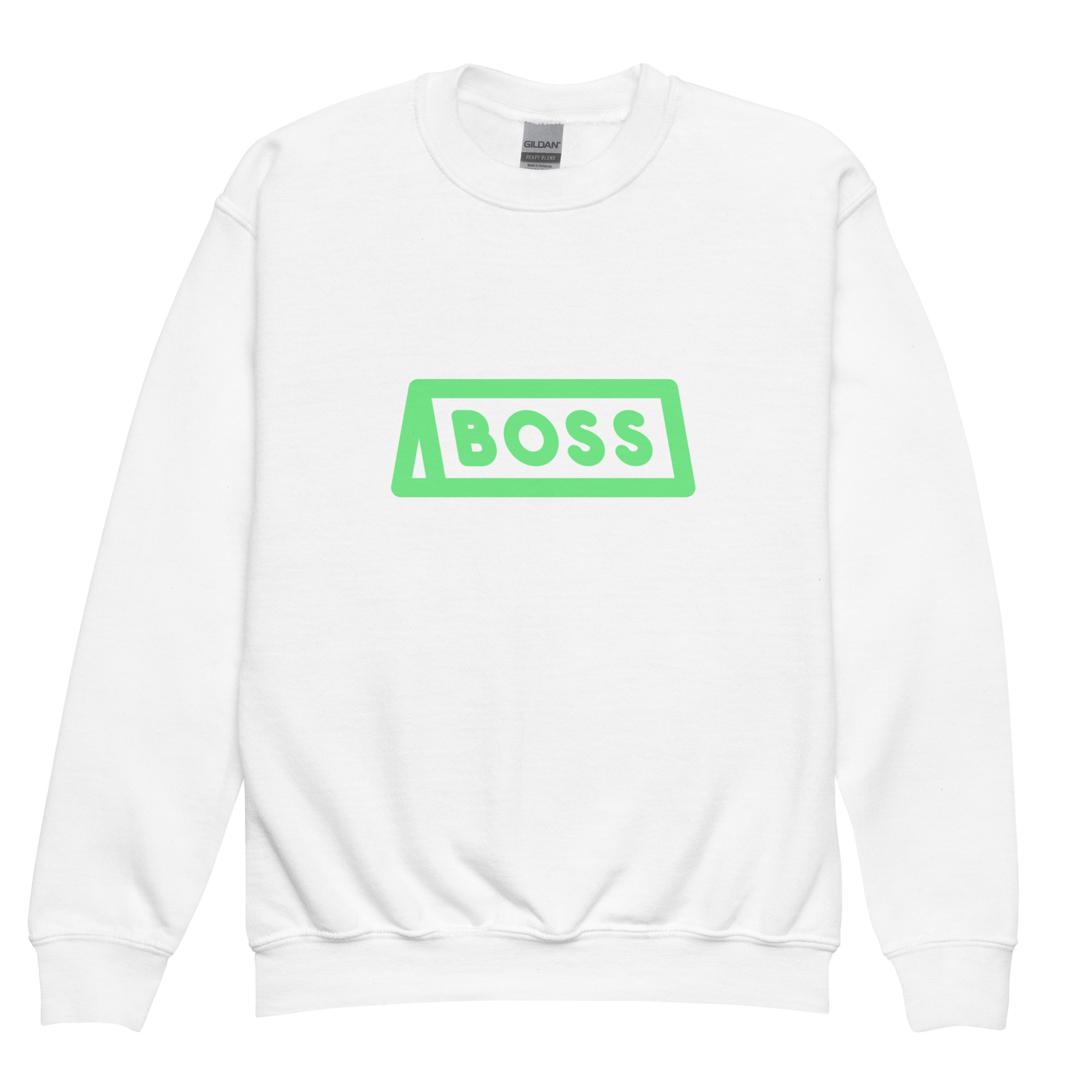 Youth crewneck sweatshirt "BOSS" - Image 8