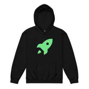 Alternative view of Youth heavy blend hoodie "Space Rush"