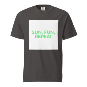 Alternative view of Unisex garment-dyed heavyweight t-shirt