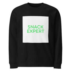 Unisex organic raglan sweatshirt