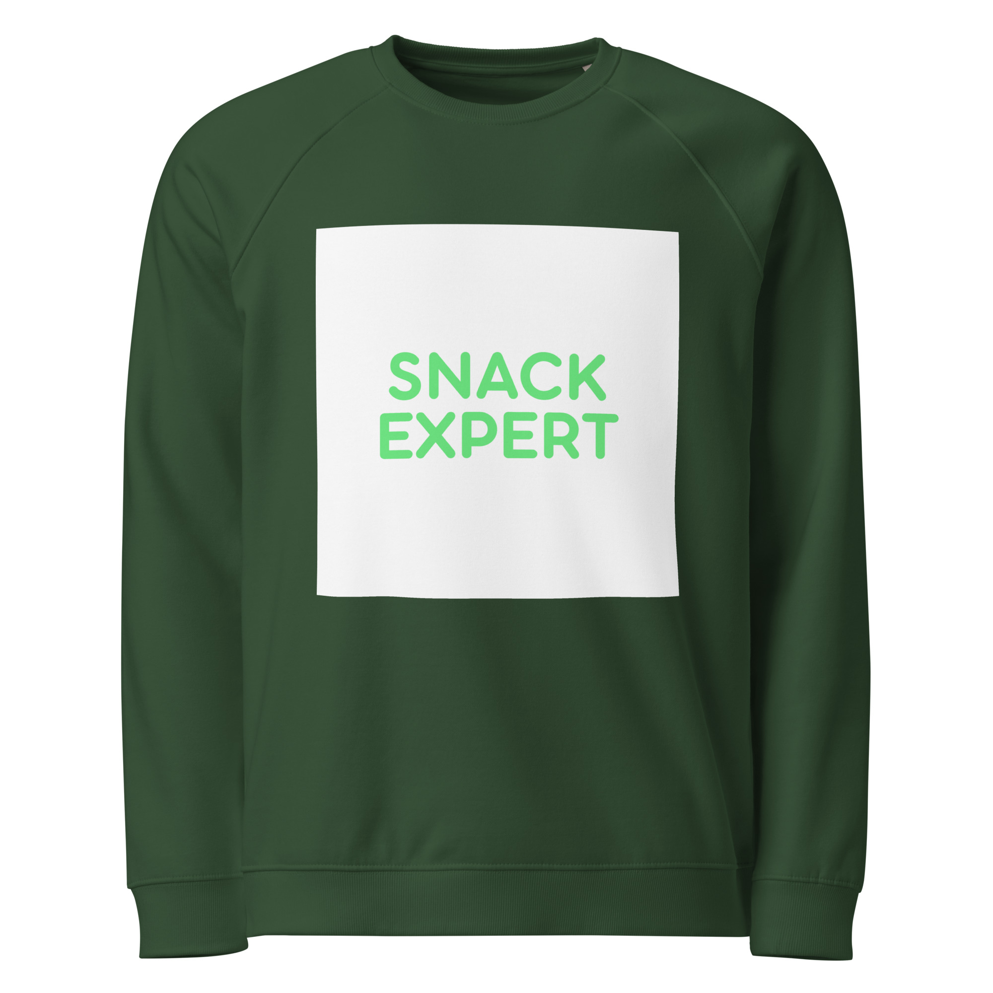 Unisex organic raglan sweatshirt - Image 4