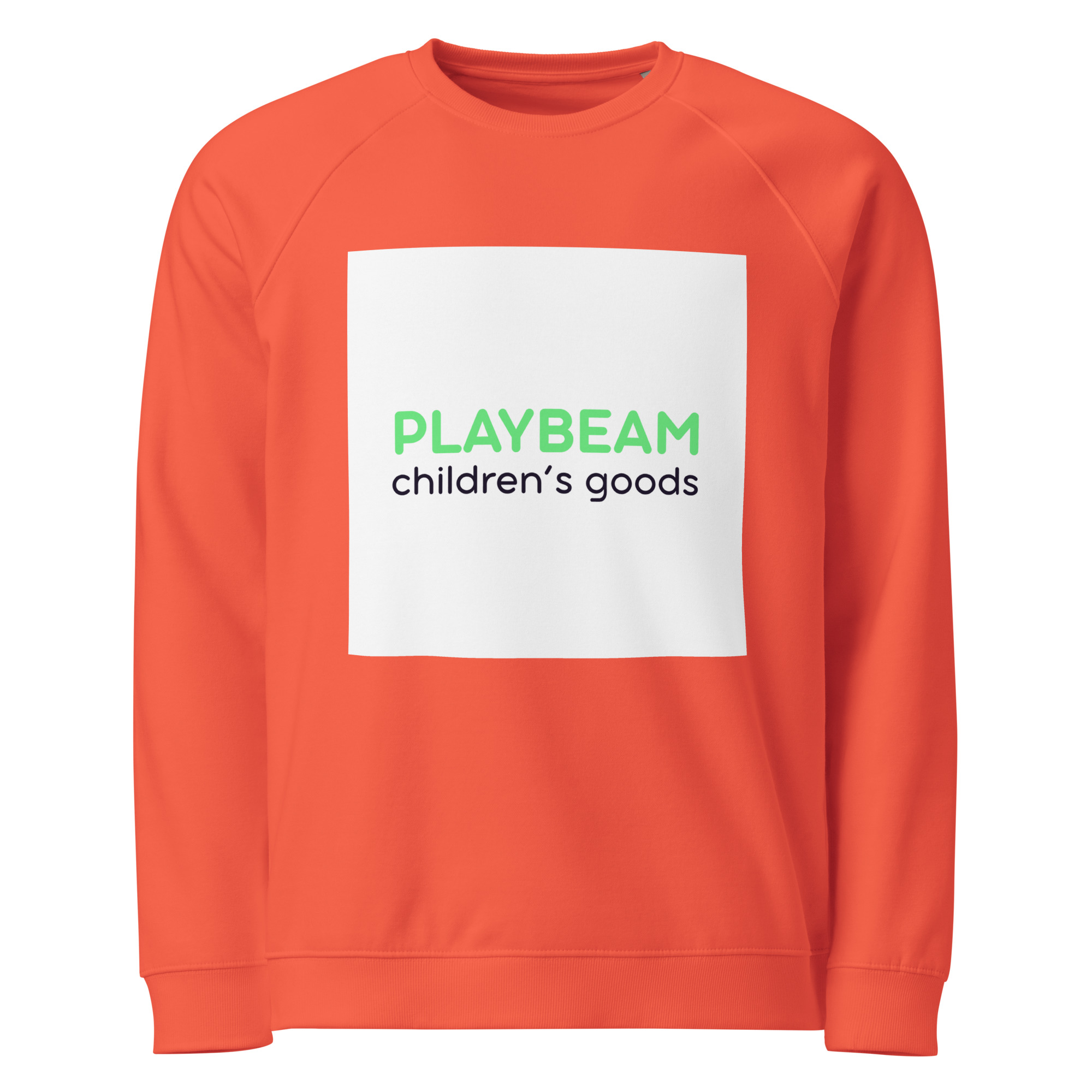 Unisex organic raglan sweatshirt - Image 5