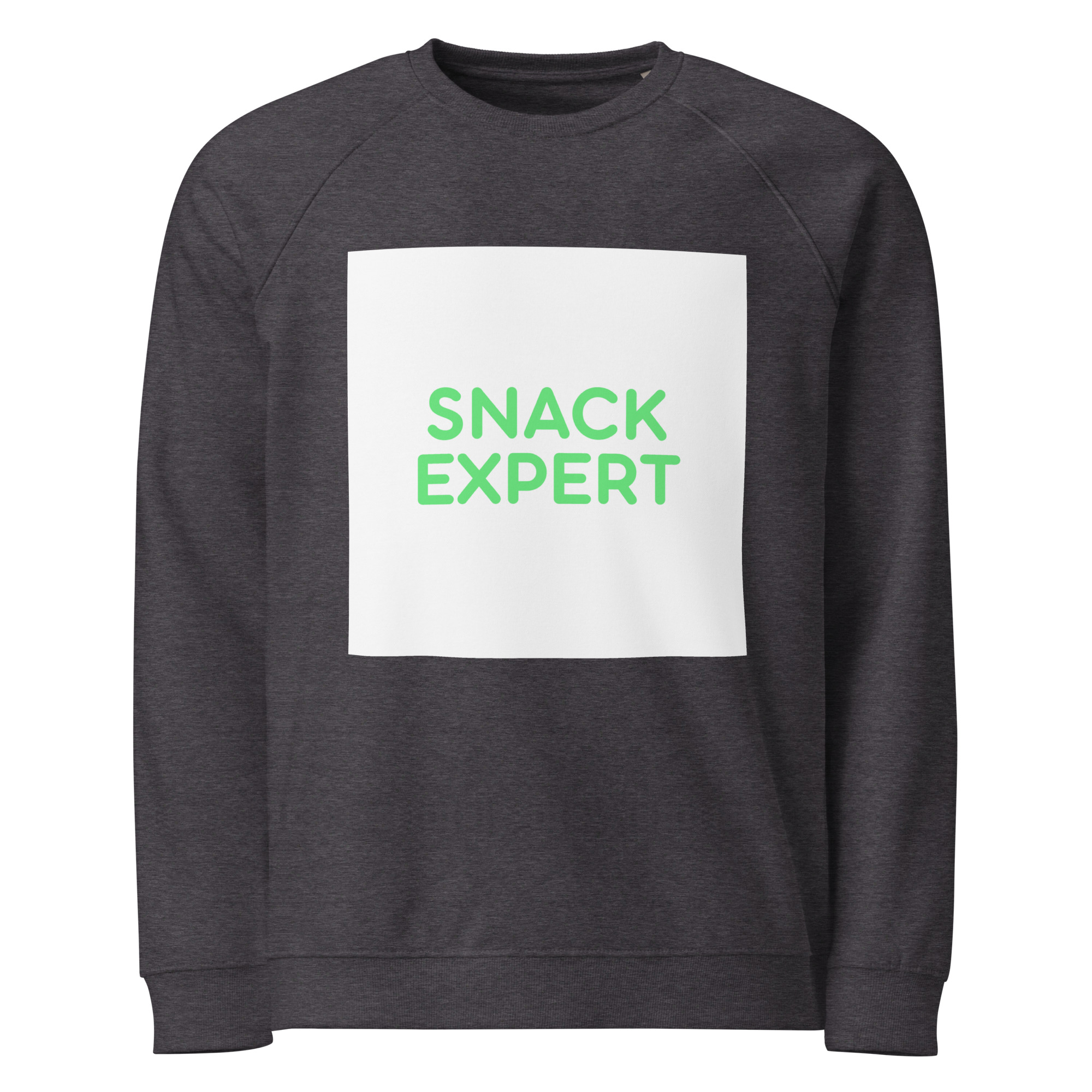 Unisex organic raglan sweatshirt - Image 3