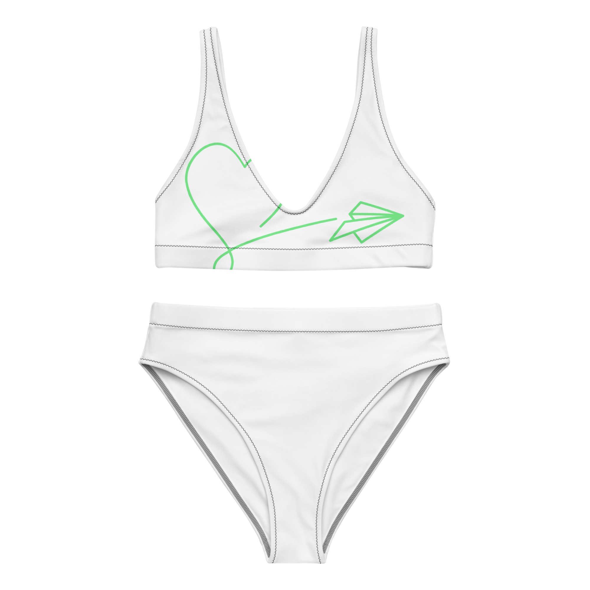 Recycled high-waisted bikini - Image 2