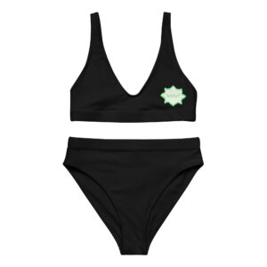 Recycled high-waisted bikini