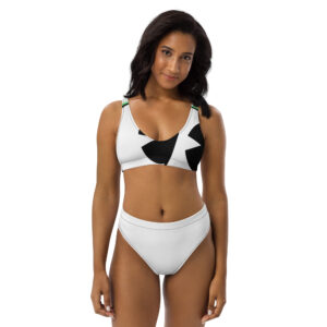 Recycled high-waisted bikini