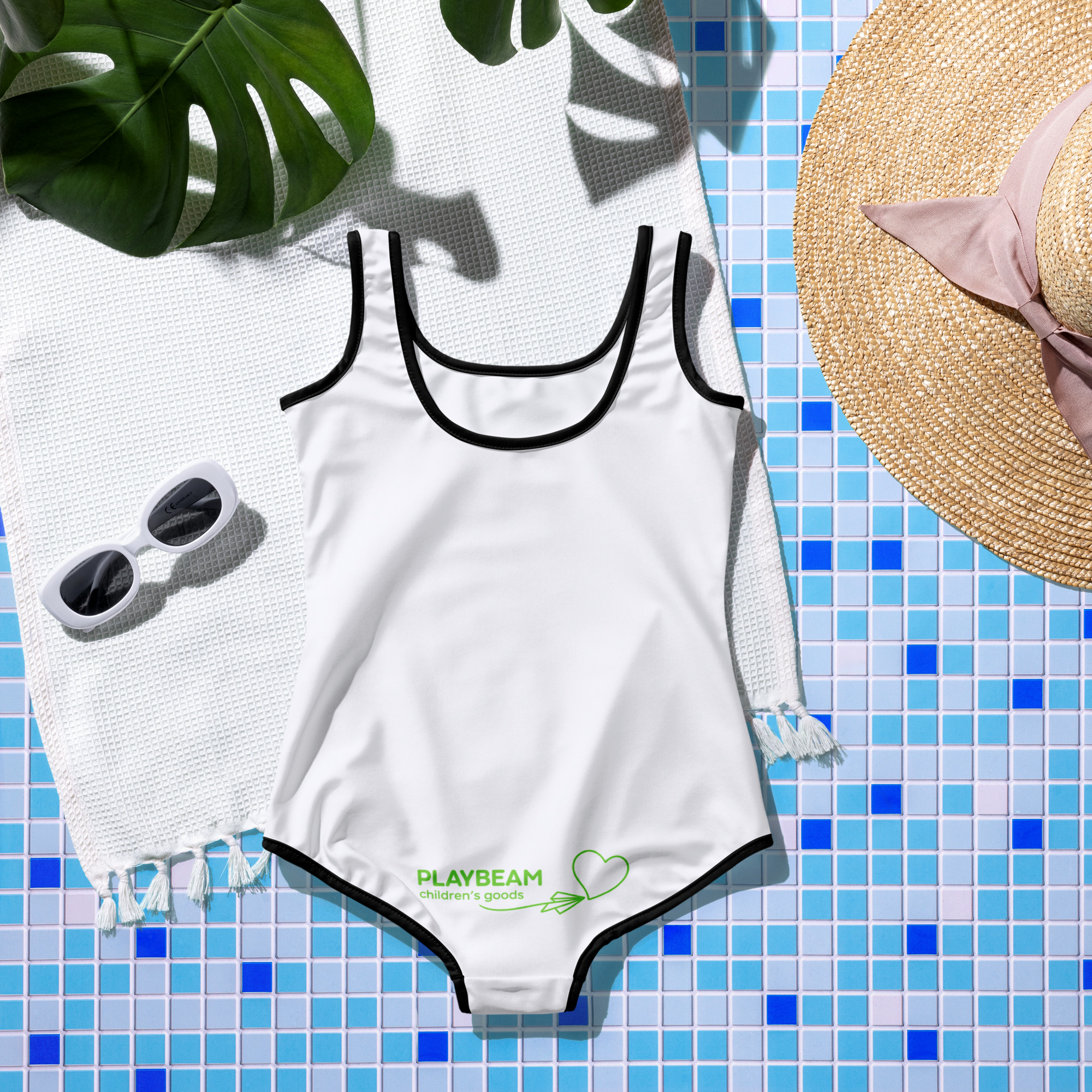 All-Over Print Youth Swimsuit - Image 8