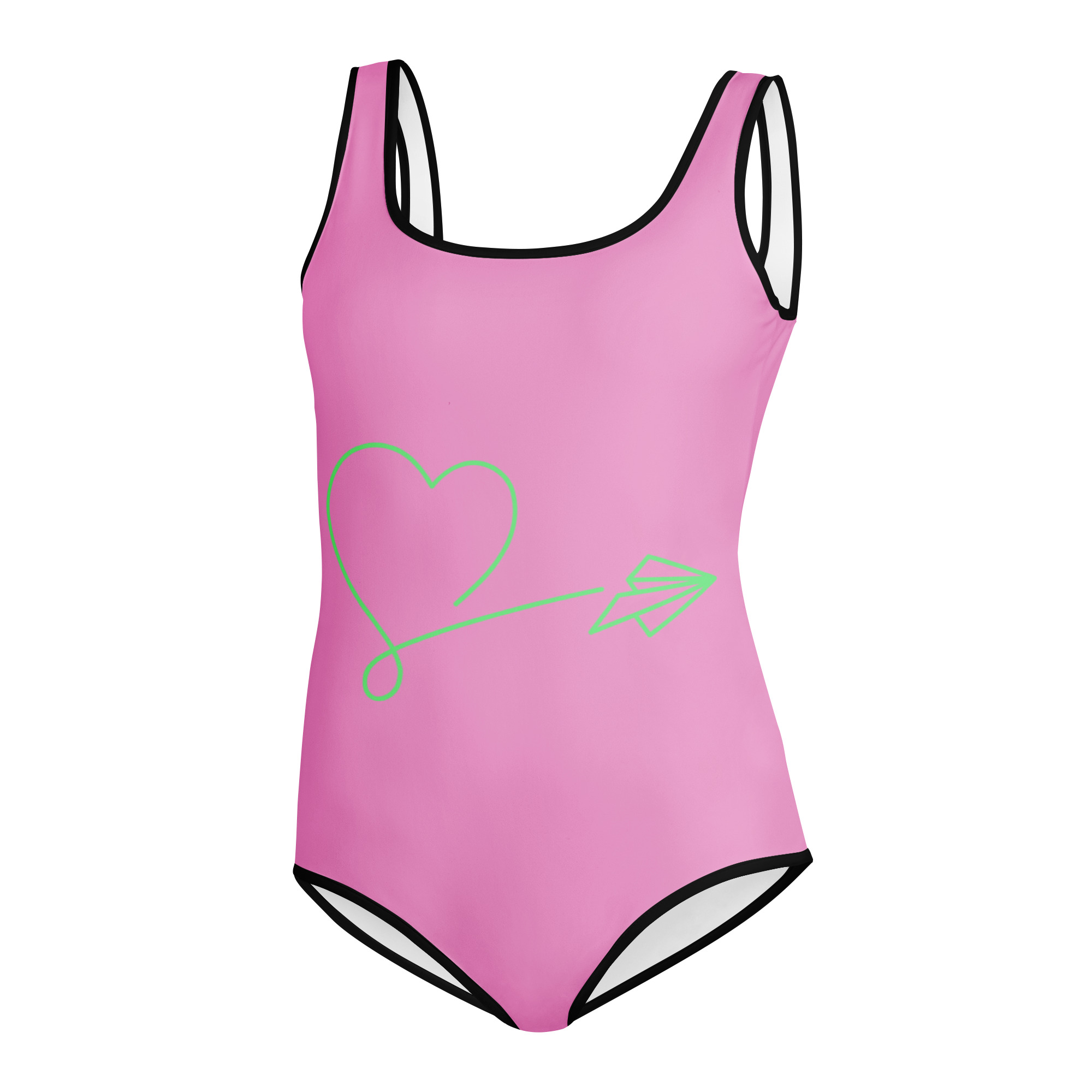 All-Over Print Youth Swimsuit - Image 2