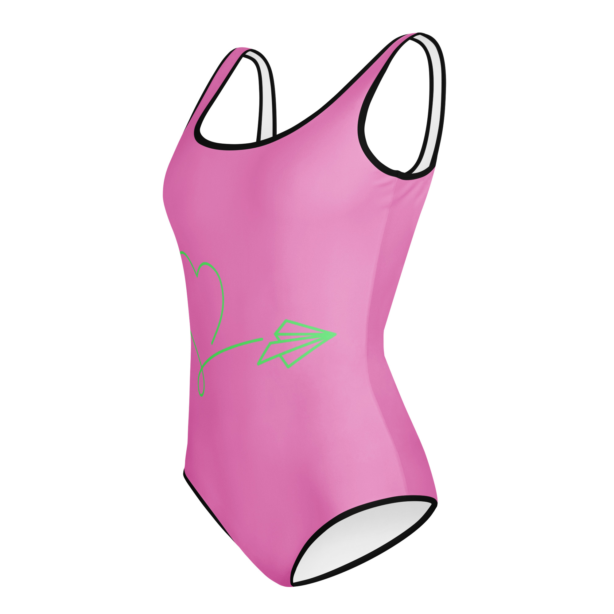 All-Over Print Youth Swimsuit - Image 5