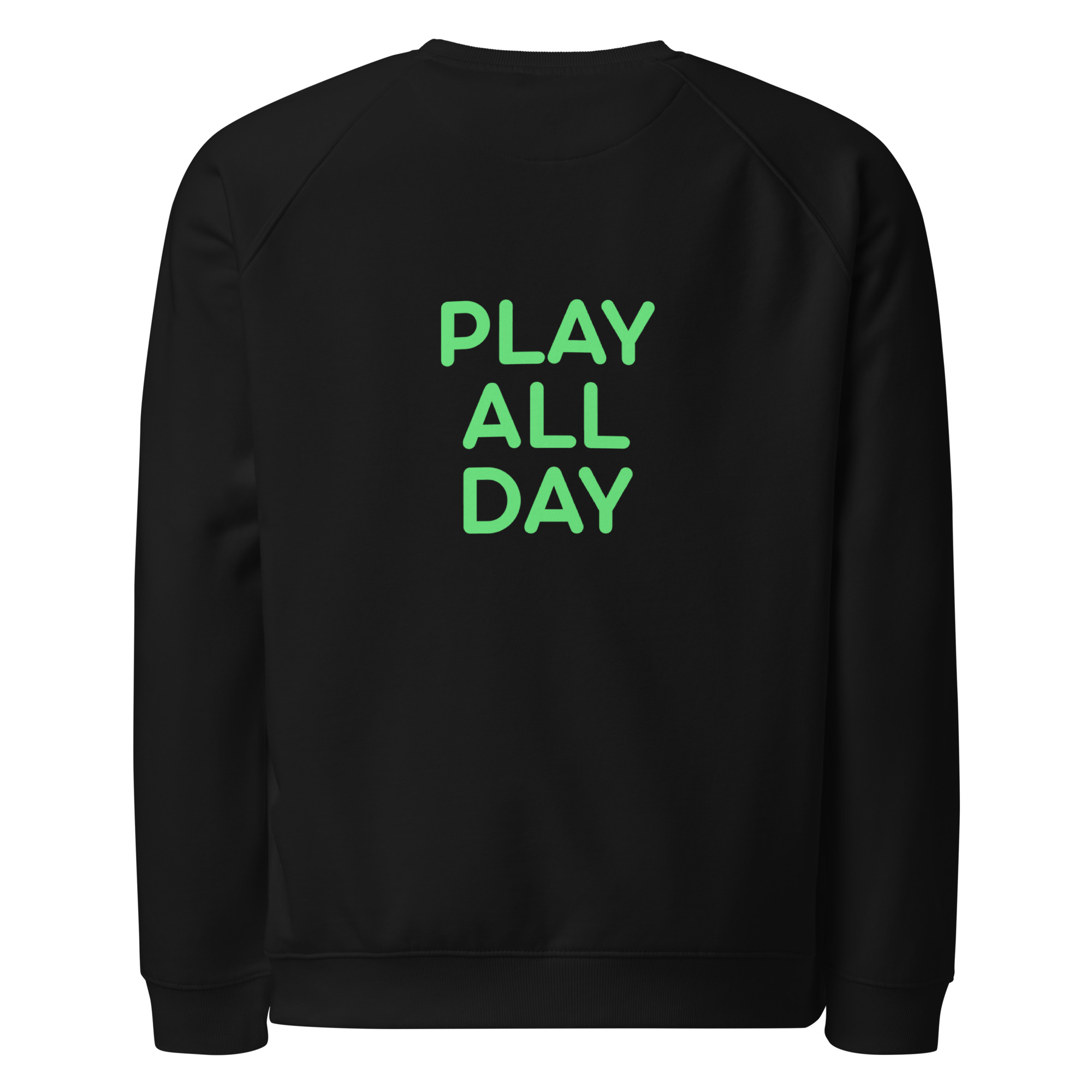 Unisex organic raglan sweatshirt - Image 7