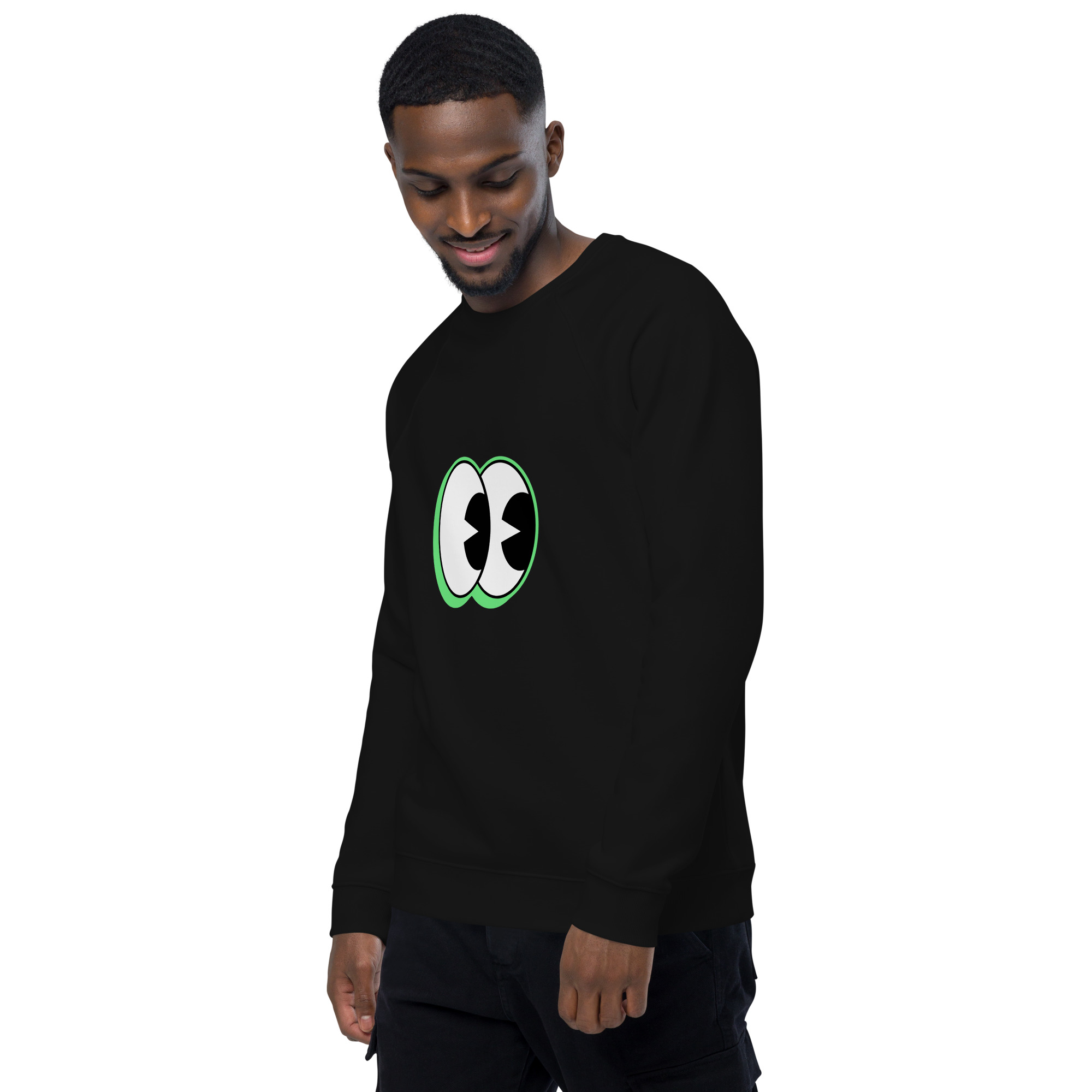 Unisex organic raglan sweatshirt - Image 25