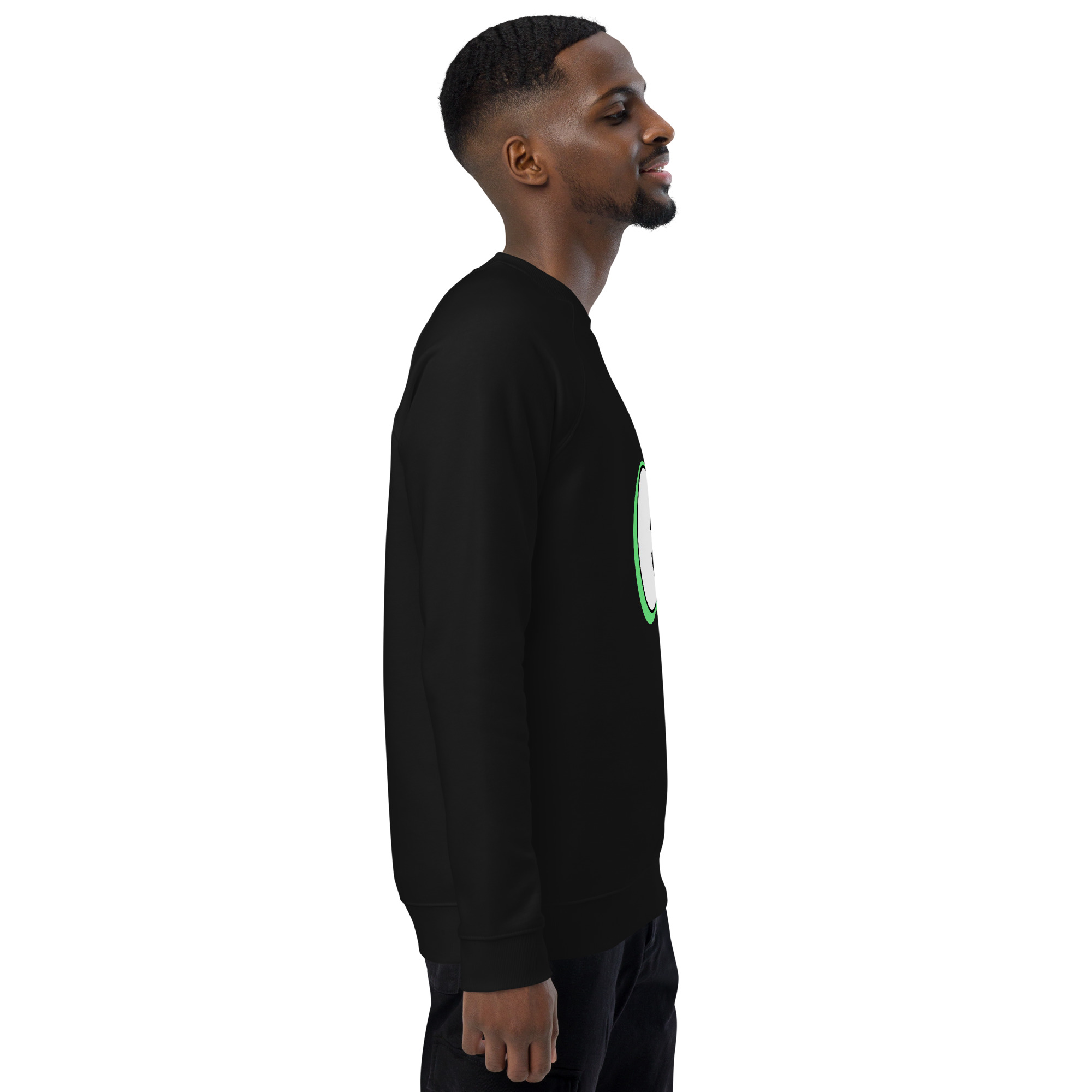 Unisex organic raglan sweatshirt - Image 13