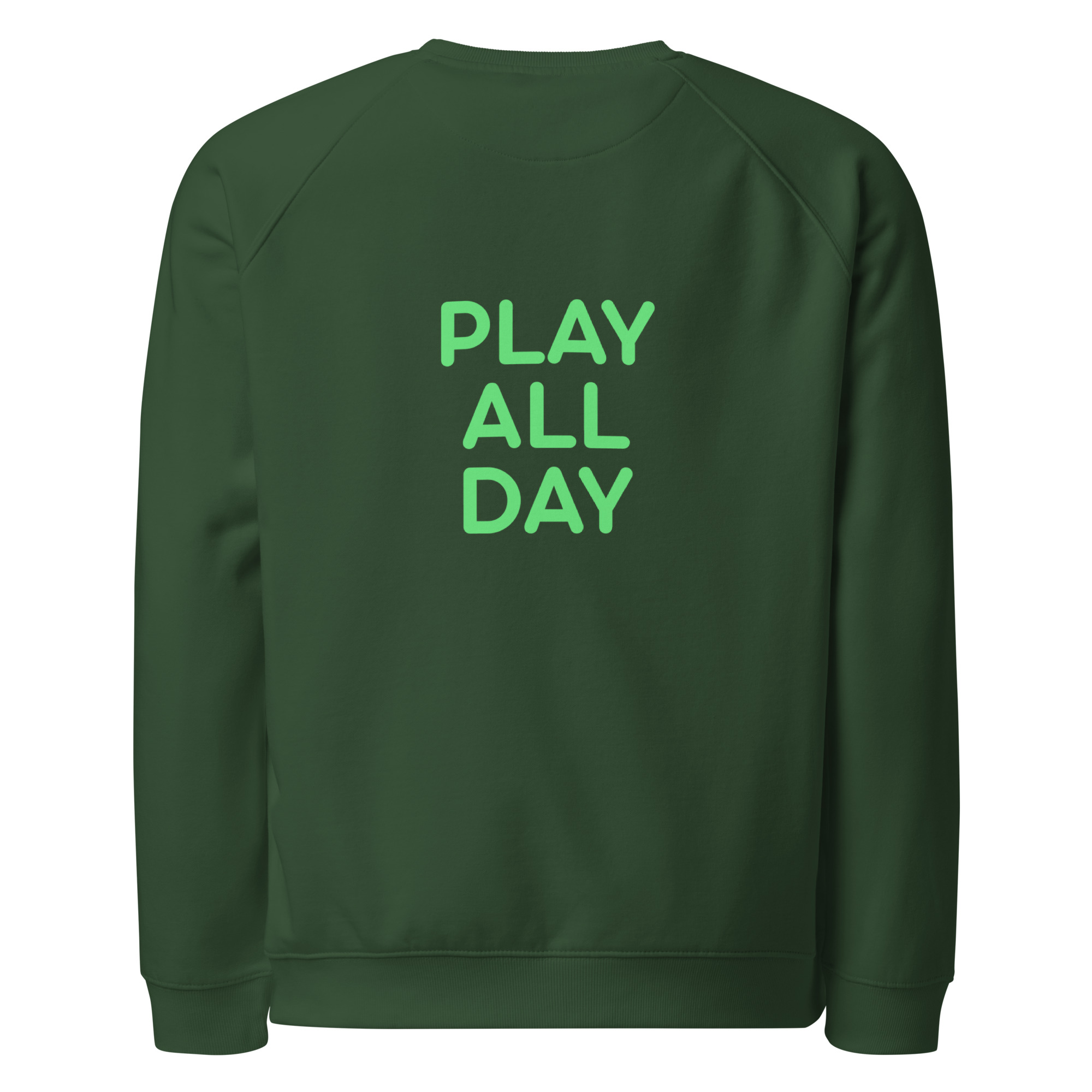 Unisex organic raglan sweatshirt - Image 10