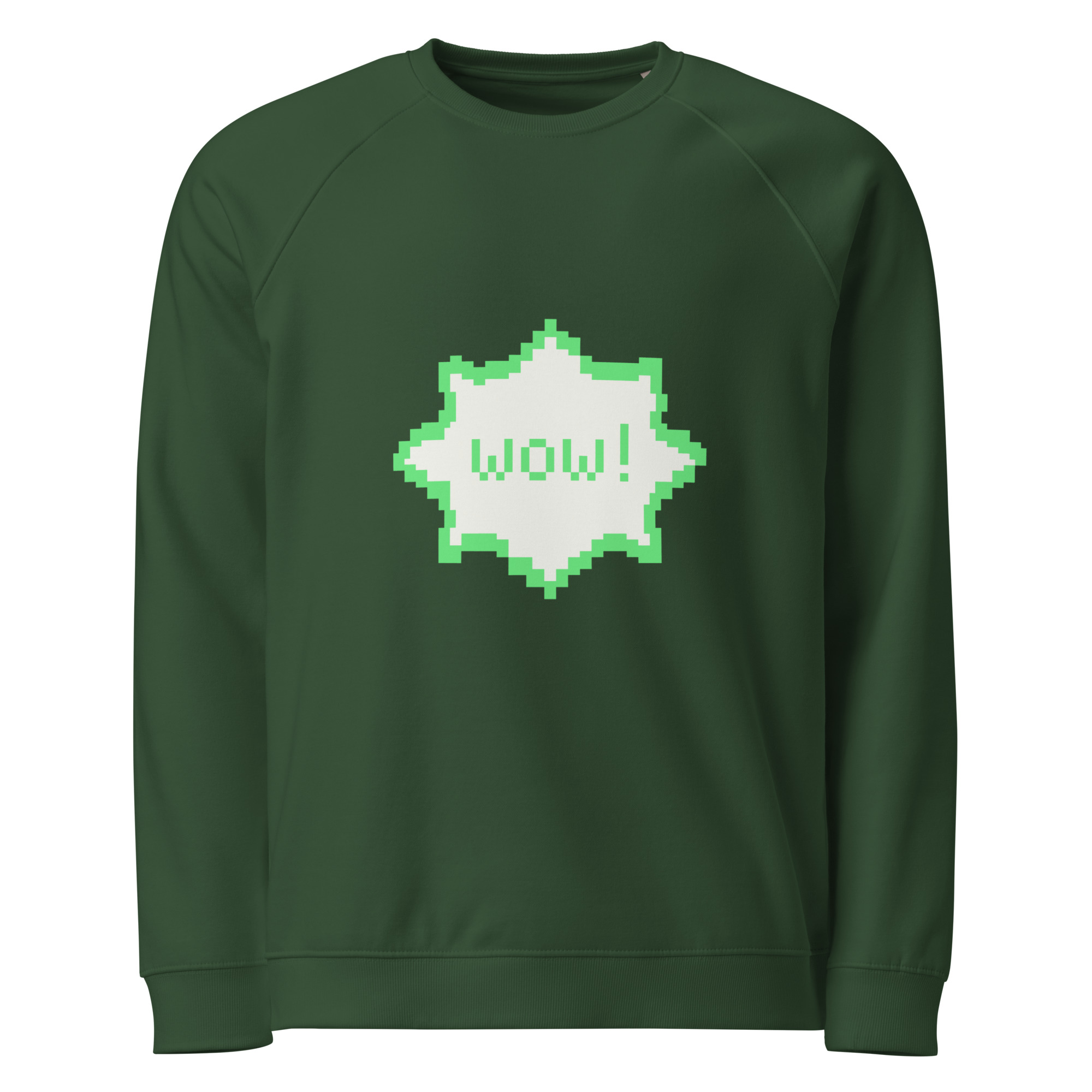 Unisex organic raglan sweatshirt - Image 4
