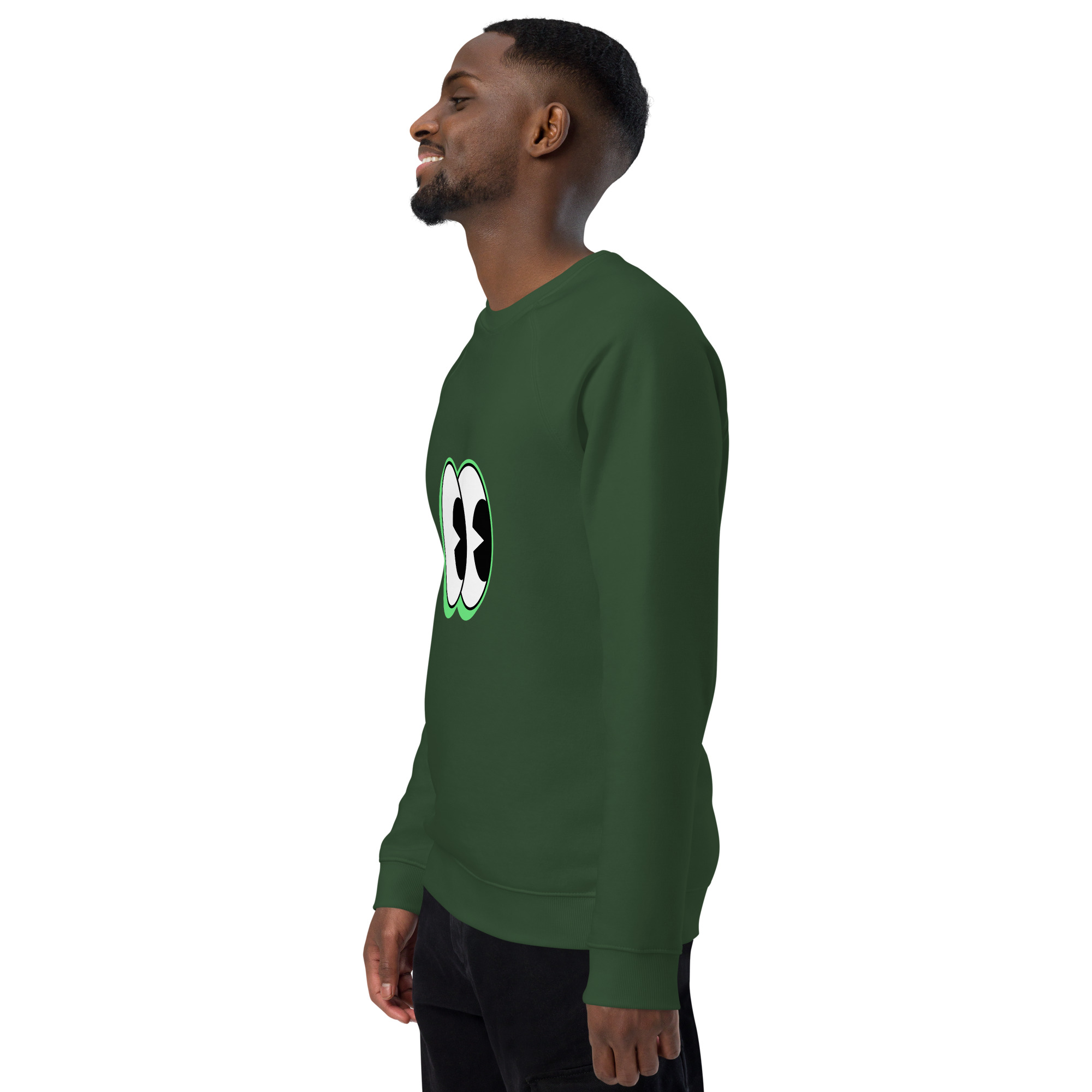 Unisex organic raglan sweatshirt - Image 22