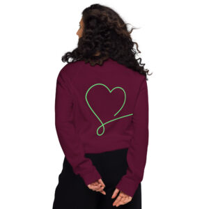 Unisex organic raglan sweatshirt