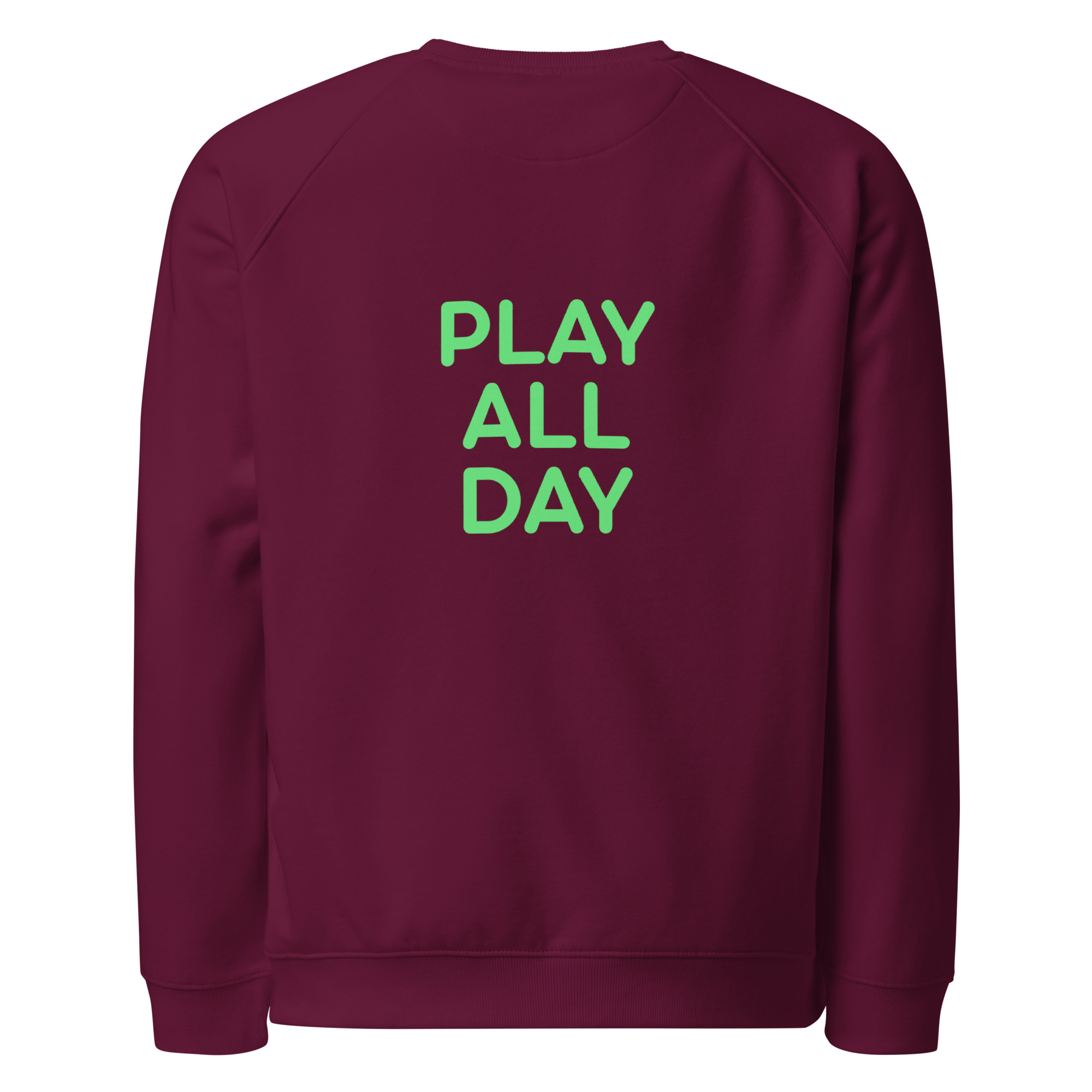 Unisex organic raglan sweatshirt - Image 8