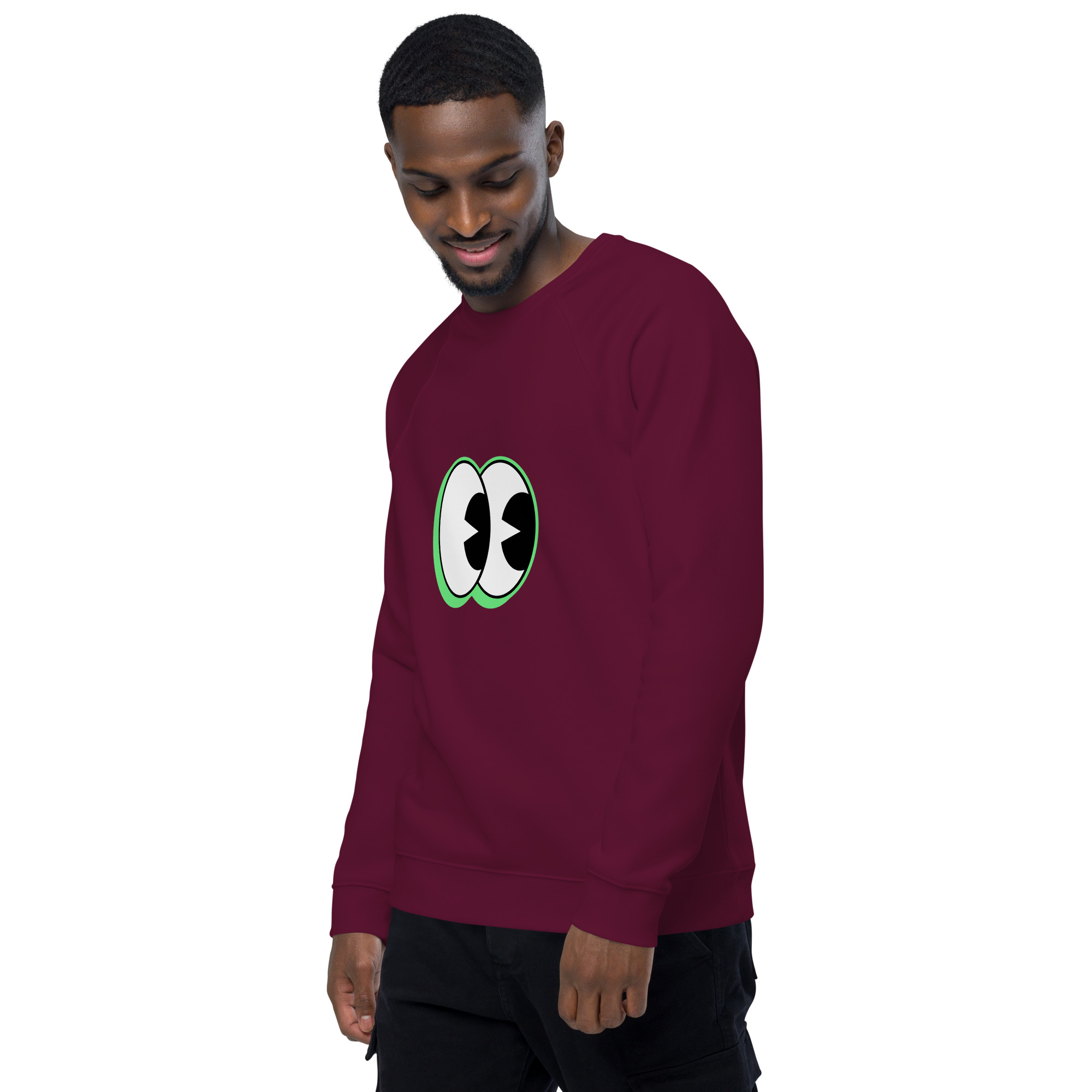 Unisex organic raglan sweatshirt - Image 26