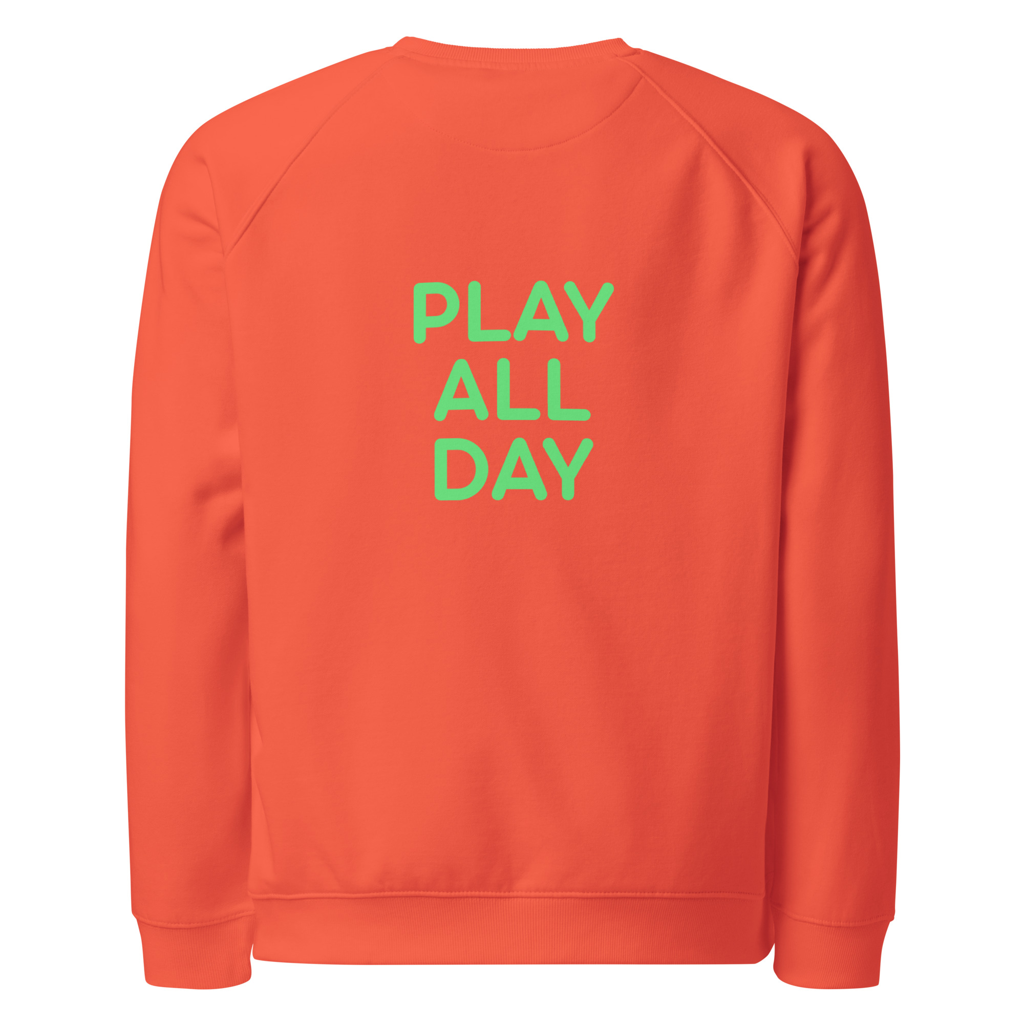 Unisex organic raglan sweatshirt - Image 11