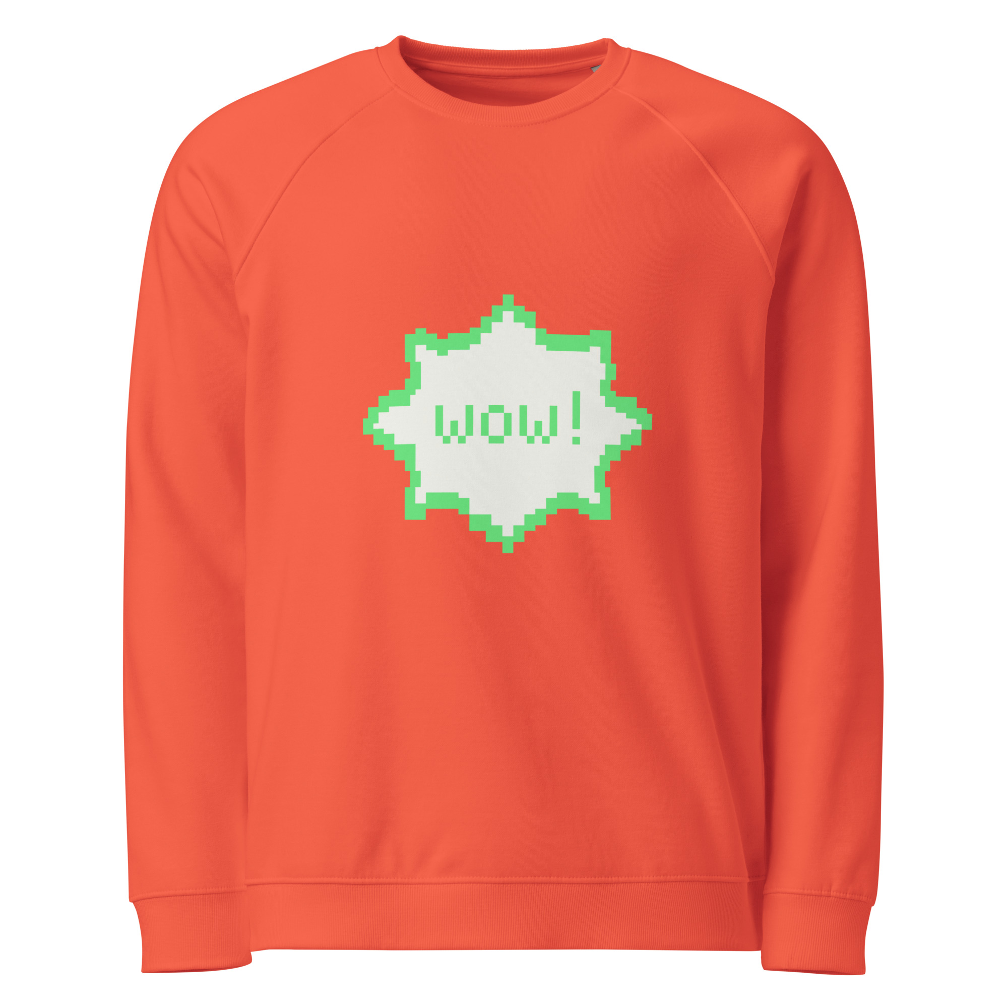 Unisex organic raglan sweatshirt - Image 5