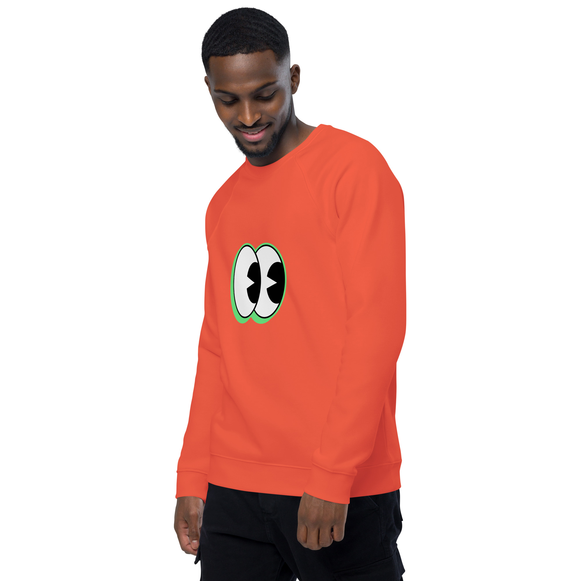 Unisex organic raglan sweatshirt - Image 29