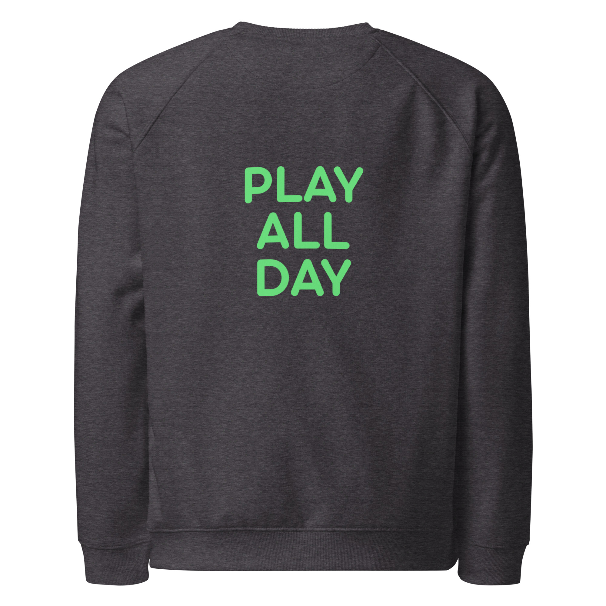 Unisex organic raglan sweatshirt - Image 9