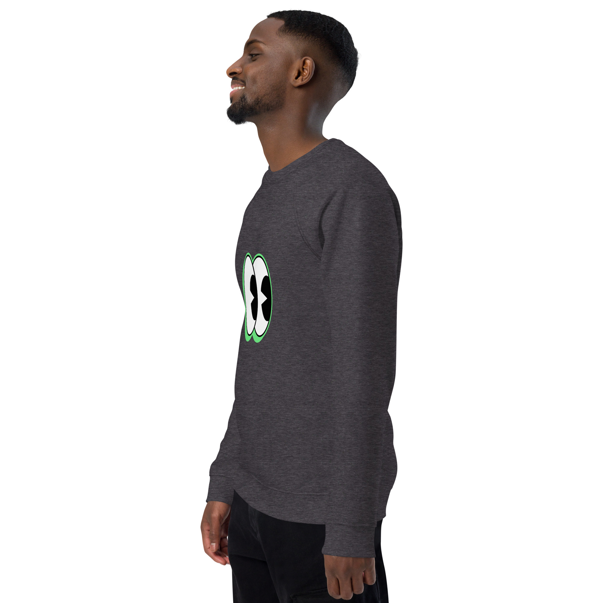 Unisex organic raglan sweatshirt - Image 21