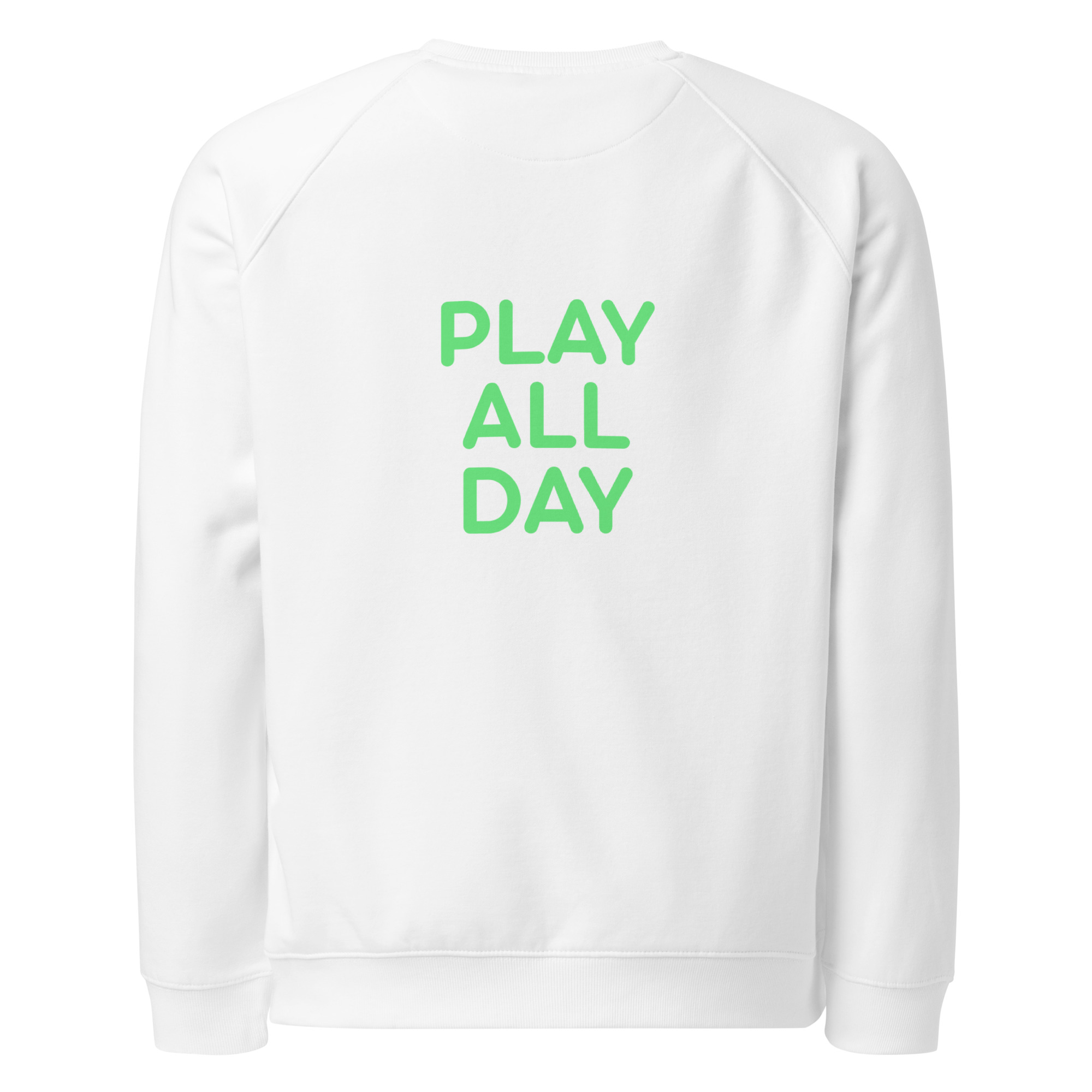 Unisex organic raglan sweatshirt - Image 12