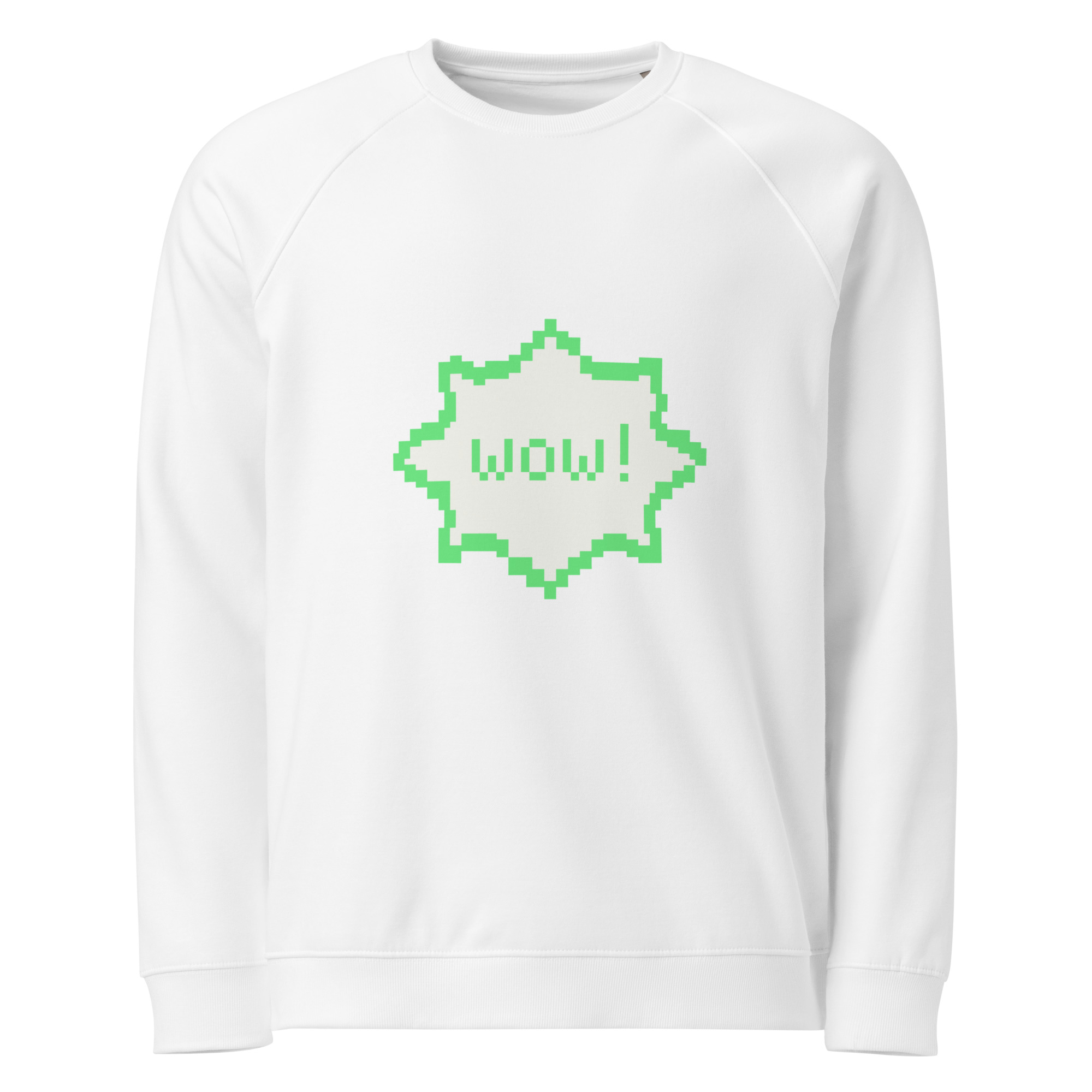 Unisex organic raglan sweatshirt - Image 6