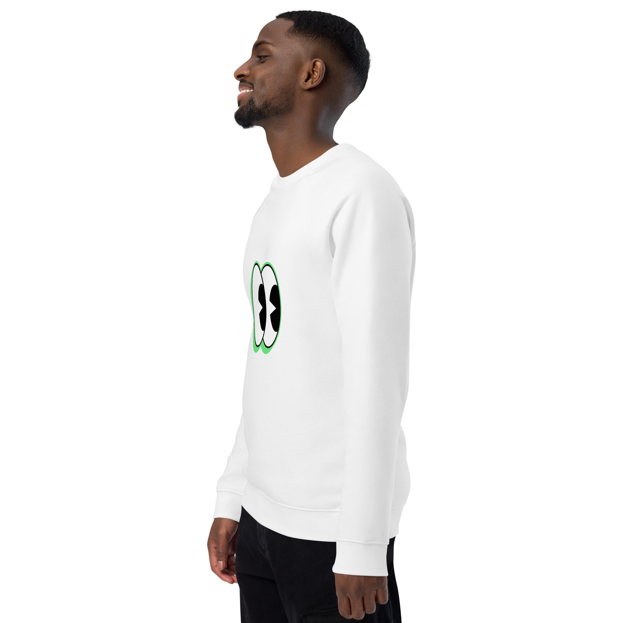 Unisex organic raglan sweatshirt - Image 24