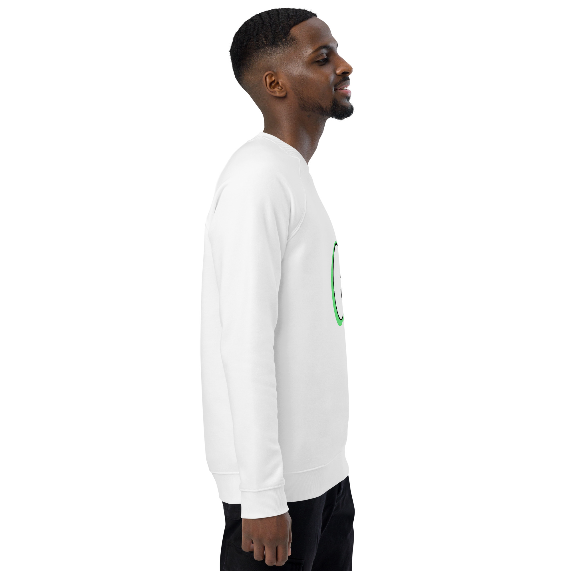 Unisex organic raglan sweatshirt - Image 18