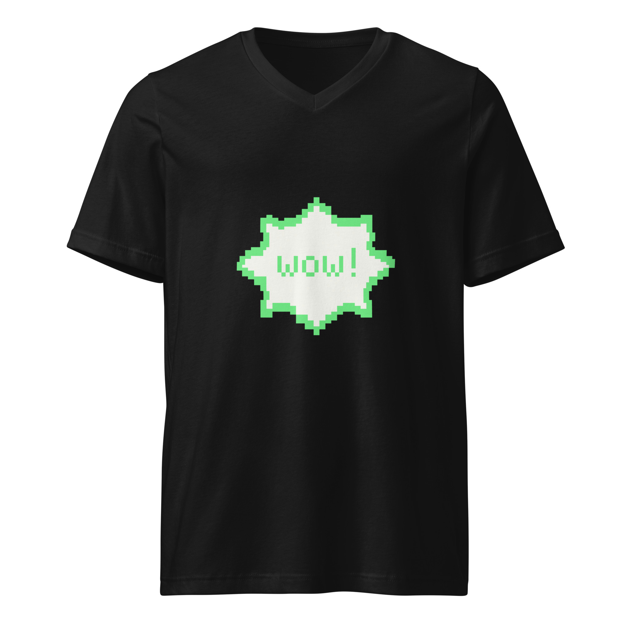 Unisex Short Sleeve V-Neck T-Shirt - Image 2