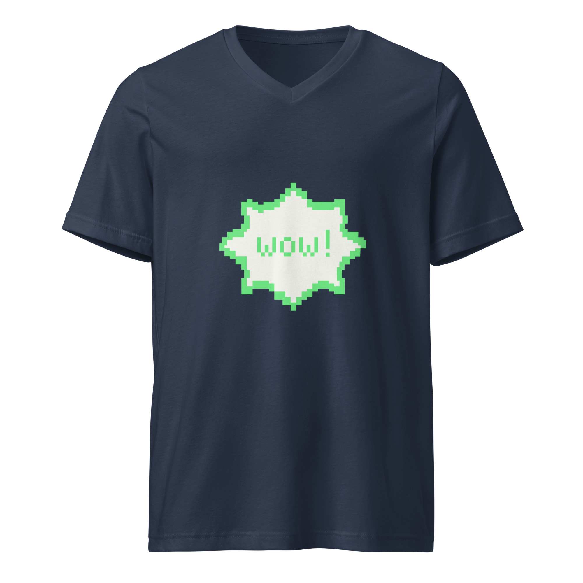 Unisex Short Sleeve V-Neck T-Shirt - Image 3