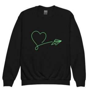Alternative view of Youth crewneck sweatshirt